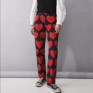 LAZY OAF BIG LOVE HEART PANTS SIZE 24